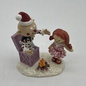 Hawthorne Village Rudolph Charlie & Dolly Figure 2004 Christmas 91363 D